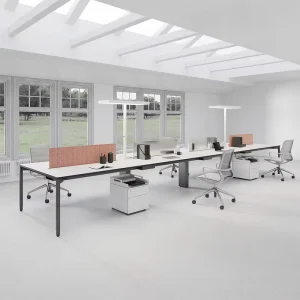 Modern Design 8 10 Seater Convertible Coworking Workstation Furniture Supply With Extendable Open Space Staff