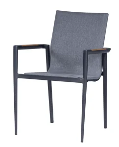 Modern Design Aluminum Alloy Outdoor Dining Chairs for Hotels and Villas