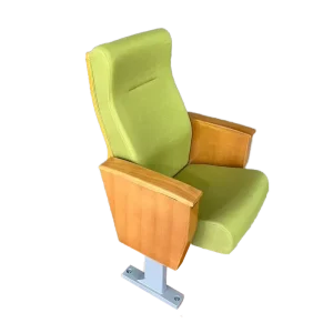 Modern Design Auditorium Seating Church Public Cinema Theaters Aluminum Alloy Foldable Ergonomic Durable Audience Furniture