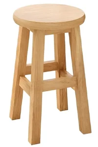 Modern Design Beech Wood Bar Stool for Kitchen Home Furniture