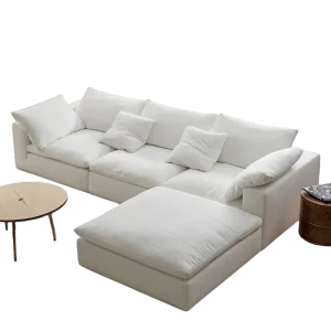 Modern Design Compressed Sofa Furniture Set Living Room Apartment Modular Sofa Comfortable Cloud Couch Packaged in a Box