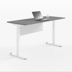 Modern Design Convertible Electrical Lift Enabled Commercial Office Desks Easy Assembly Extendable Sit Stand Workstation 25mm