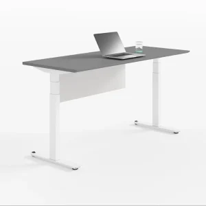Modern Design Convertible Electrical Lift Enabled Commercial Office Desks Easy Assembly Extendable Sit Stand Workstation 25mm