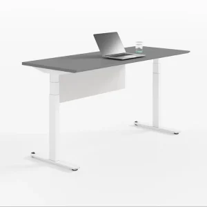 Modern Design Convertible Electrical Lift Enabled Commercial Office Desks Easy Assembly Extendable Sit Stand Workstation 25mm