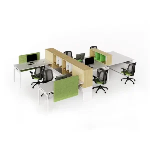 Modern Design Convertible Extendable Modular Staff Office Workstation Desk with Cubicle