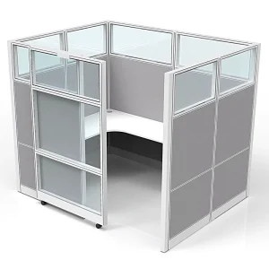 Modern Design Cubicle Office Furniture Counter Workstation Furniture 1 2 3 4 Person Work Station With Storage