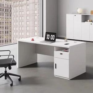 Modern Design Durable Office Desk Workstation Commercial Furniture with Large Space Wooden Panel Style for Staff