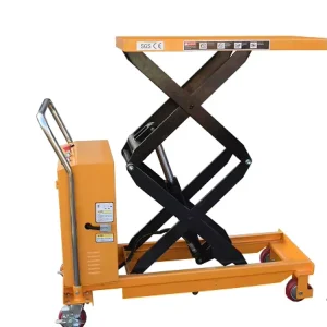 Modern Design Electric Mobile Scissor Lift Table Upgraded 4 Wheel Lift Table Trolley Steel 3070x1600mm