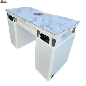 Modern Design European Salon Furniture Single Nail Manicure Table with Aspirator
