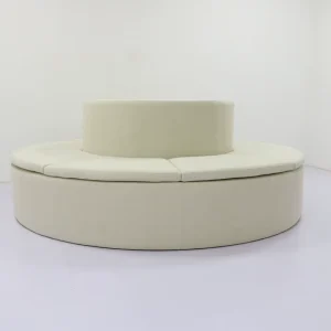 Modern Design European Style Round Public Area Waiting Lounge Seats Sofa Round Sofa Bench