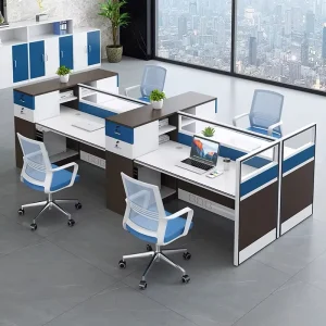 Modern Design Executive Table Face to Face Staff Workstation Computer Desks Employee Workbench