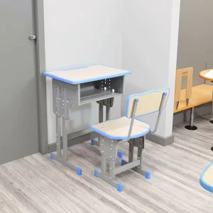 Modern Design Factory Supply School Education Furniture Student Desk and Chair Set Table Adjustable Height Home Office Apartment