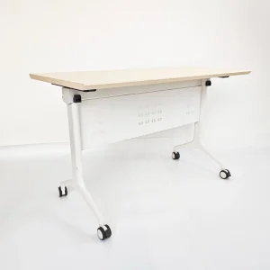 Modern Design Foldable Steel Flip Top Conference Table Movable Commercial Office Furniture Training Meeting Rooms Panel