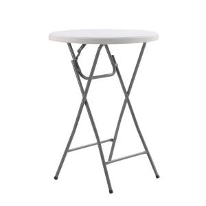Modern Design Folding Cocktail Table High Chair for Outdoor Nightclubs Bars Wine Cellars Events Made Durable Plastic