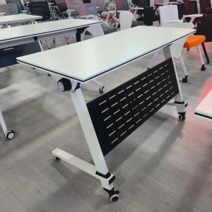 Modern Design Folding Mobile Conference Training Table Combination Office Desk Modular Foldable Training Table