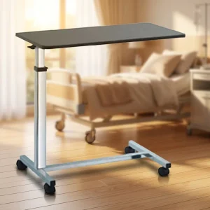 Modern Design HPL Material Hospital Furniture Bed Side Table for Medical Beds Patient Bedside Table Medical Furniture