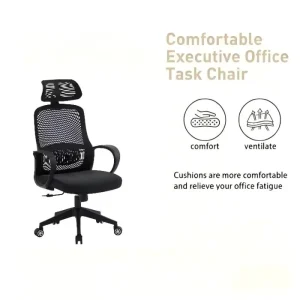 Modern Design Headrest Swivel Lift Mesh Fabric Comfort Features Teachers Adjustable Ergonomic Office Chair
