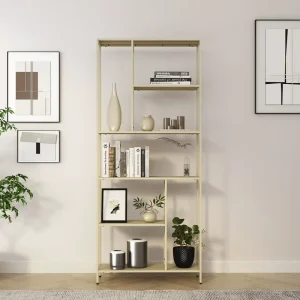 Modern Design High Quality Stainless Steel Wall Bookcases and Bookshelves Living Room Furniture Convertible Adjustable Height
