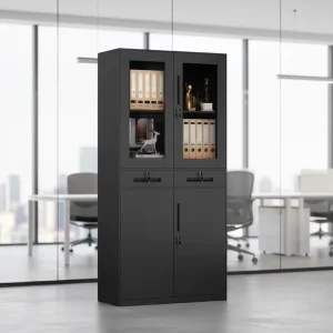 Modern Design High Quality Steel Lockable Adjustable Storage Cabinet for Office School Workshop Supermarket Use