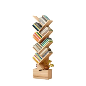 Modern Design Home Office Furniture Bookcase Display Cabinet Bookshelf Wooden Tree Shaped Bookcase