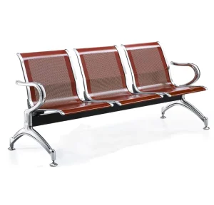 Modern Design Hospital 3 Seater Stainless Steel Eco Friendly Durable Waiting Chair for Outdoor Airport Office Workshop Exterior