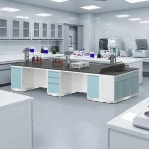 Modern Design Hospital Central Laboratory Bench Elegant Hospital Cabinets