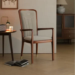Modern Design Hotel Lobby Dining Chairs Solid Wood for Bedroom Living Room Villa Use