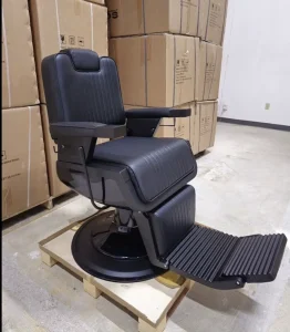 Modern Design Italian Adjustable Barber Chairs Black Barber Chair for Barber Shop