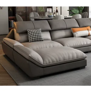 Modern Design Luxury Living Room Villa Hotel Sofa Furniture Leather Sofa Set Couch Sofa