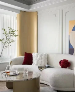 Modern Design Luxury Sofa Italian Elegant Cloud Shape Sofa for Villa Hotel Lobby Julep Sofa