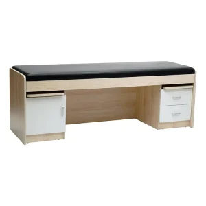 Modern Design Medical Exam Table Wood Patient Examination Bed ZC 10 for Clinics Hospitals