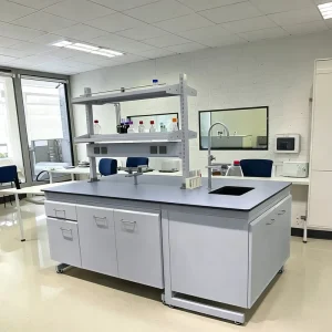 Modern Design Medical Lab Furniture Chemical Laboratory Tables Workstation Work Bench for Schools and Hospitals