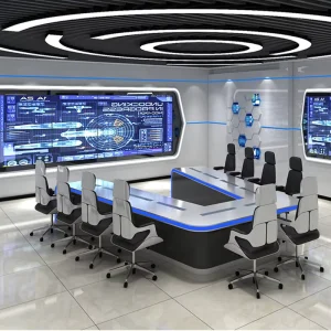 Modern Design Meeting Room Furniture 10 12 20 Person Meeting Tables Long U Shape Luxury Conference Table for Office