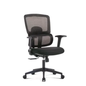 Modern Design Mesh Task Office Chair with Fixed Armrest Adjustable Height Swivel Tilting 3-Year Warranty for Home Office