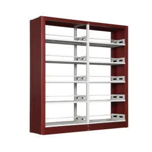 Modern Design Metal Bookshelf Iron Wood Furniture for Office School Living Room Bedroom Hotel Hospital Library