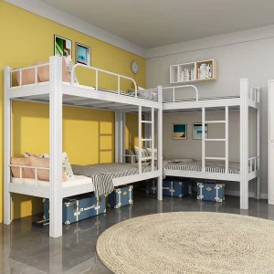 Modern Design Metal Bunk Beds for Adults for Bedroom Hotel and School Dormitories