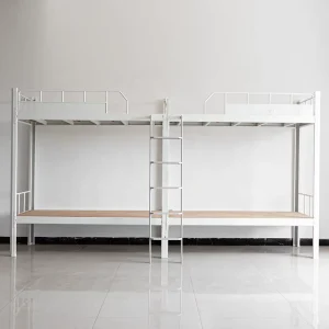Modern Design Metal Dormitory Bed Strong Bunk Bed for Adults for Home Bedroom Hotel or School