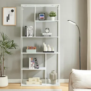 Modern Design Metal & Iron Cube Bookcase for Living Room Simple Frame Bookshelf Factory Price