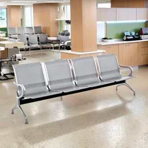 Modern Design Metal Iron Lounge Chairs Airport Style Salon Waiting Chairs Hospital Outdoor Spaces for School Office