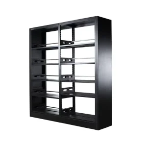 Modern Design Metal and Wood Bookshelf for Office School Living Room Bedroom Hotel Hospital Library Furniture