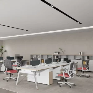 Modern Design Modular Cubicle 2 4 6 Person Staff Partition Co working Workstation Desk Office Furniture