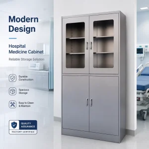 Modern Design Multi Function Medical Instrument Cabinet Stainless Steel Medicine Cabinet for Hospital and Clinic