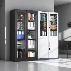 Modern Design Multi Shelf Metal File Cabinet 2 Book Pantry Foldable for Gym Workshop Kitchen Outdoor School Use
