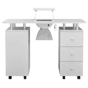 Modern Design Nail Salon Desk Table Movable Beauty Nail Manicure Table