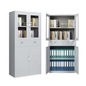 Modern Design Office Filing Storage Cabinets High Quality Steel Adjustable Shelves Key Latest Model Eco friendly Commercial