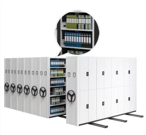 Modern Design Office Furniture Mass Electric Mobile Metal Shelving Library School Stainless Steel Compact Shelving Supermarket