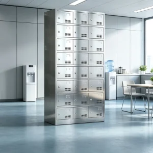 Modern Design Office Furniture Stainless Steel 24 door Storage Cabinet Suitable for Laboratories and Hospitals