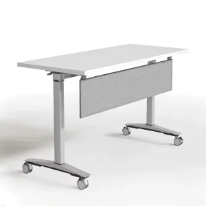 Modern Design Office Simple Mobile Metal Folding Training Table Customizable Folding Table School Desk Computer Desk