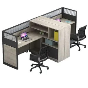 Modern Design Office Workstation for 2/4 Person Staff Partition Cubicle