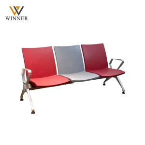 Modern Design PU Cushion Waiting Chair for Hospital and Airport